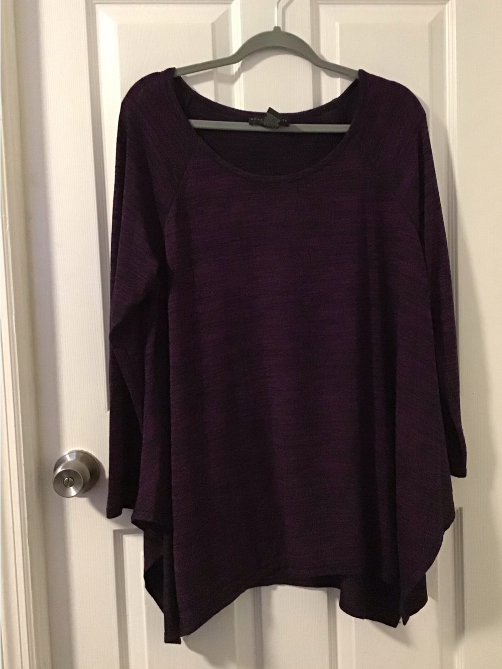NWOT! Grace Elements Plum Scoop Neck Tunic Top